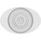 Ekena Millwork Standard Dalton Bullseye Rosette with Square Edge, 3"W x 2"H x 3/4"P ROSP030X020X075DAL02 - alternate 2